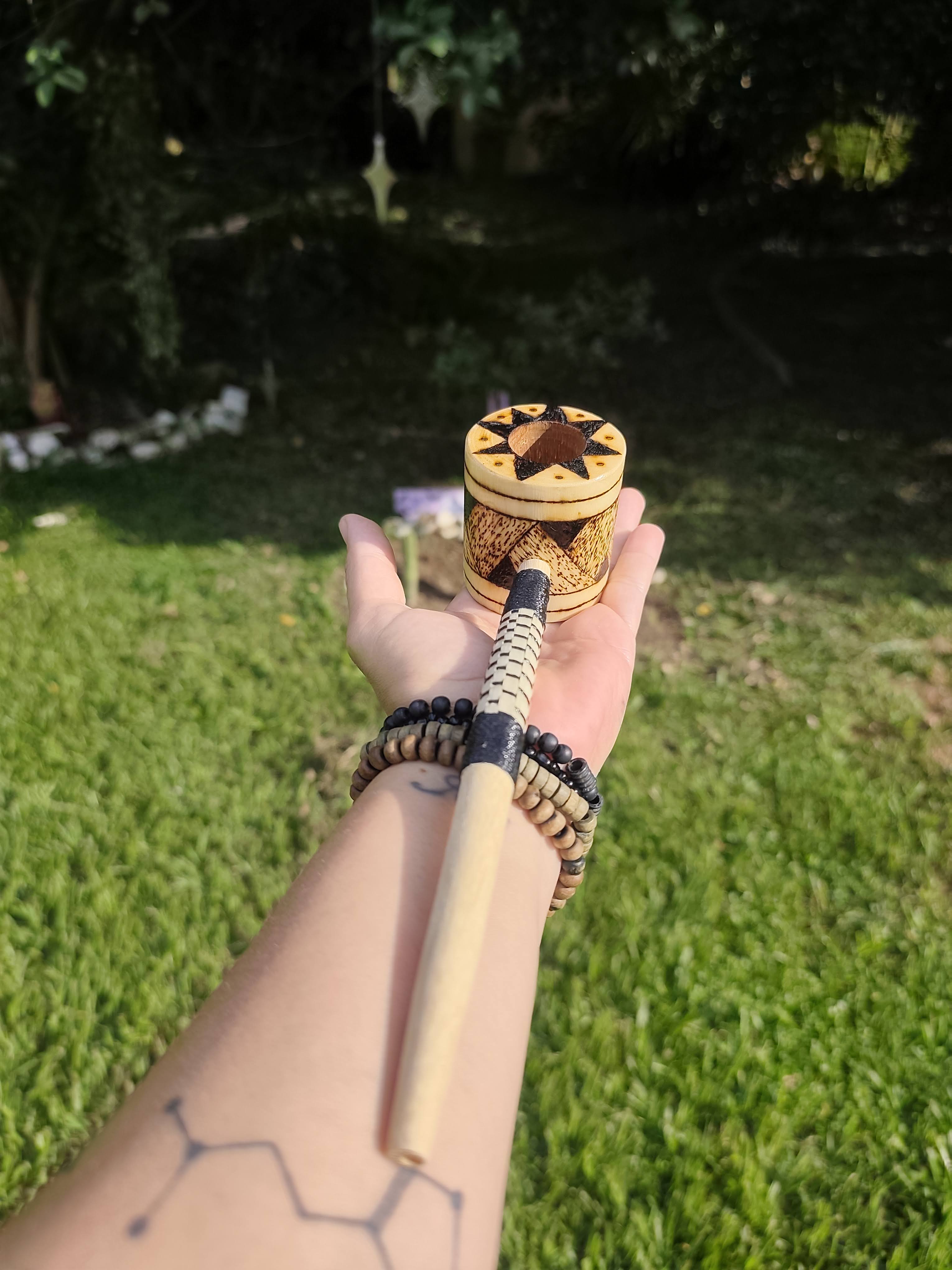 Cachimbo Fulni-ô Pirografado